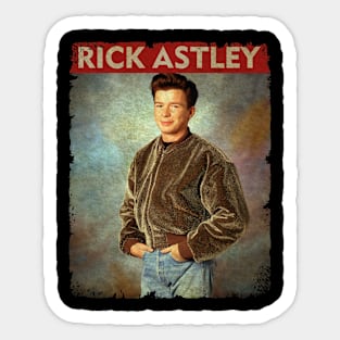 Rick Astley - NEW RETRO STYLE Sticker